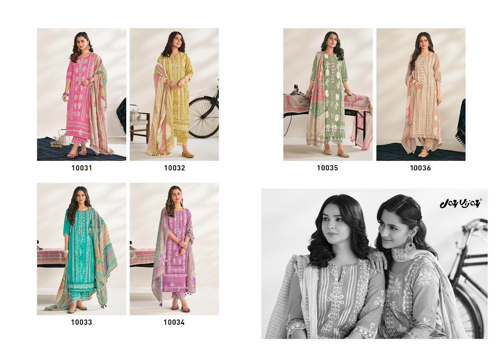 Hits Of Gupshap Jay Vijay Pure Cotton Pant Style Suits Supplier India