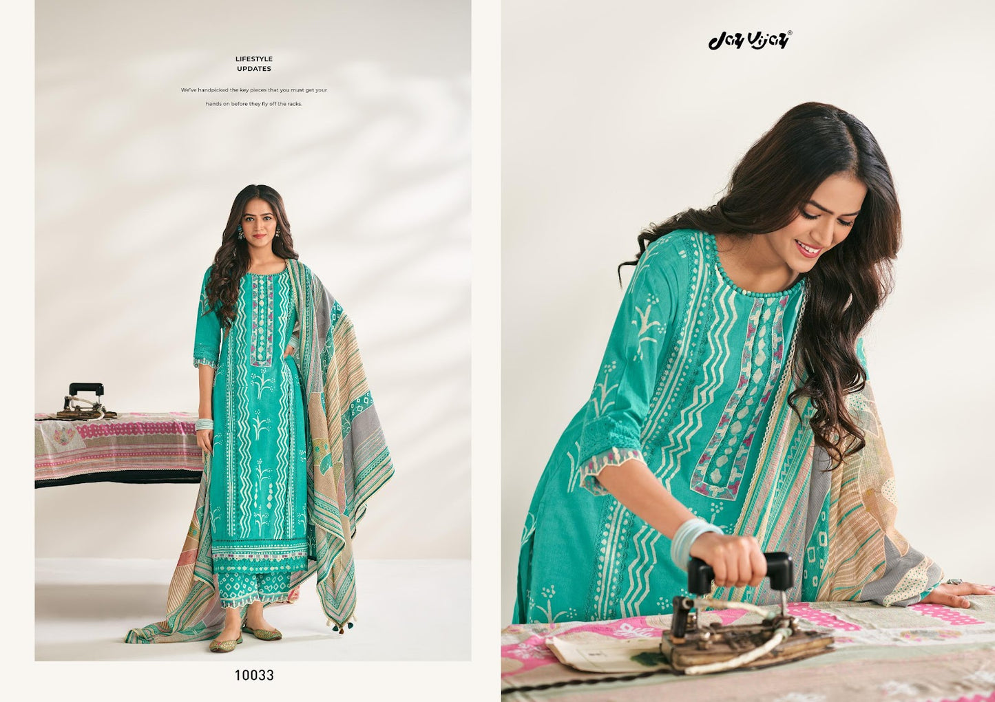 Hits Of Gupshap Jay Vijay Pure Cotton Pant Style Suits Supplier India