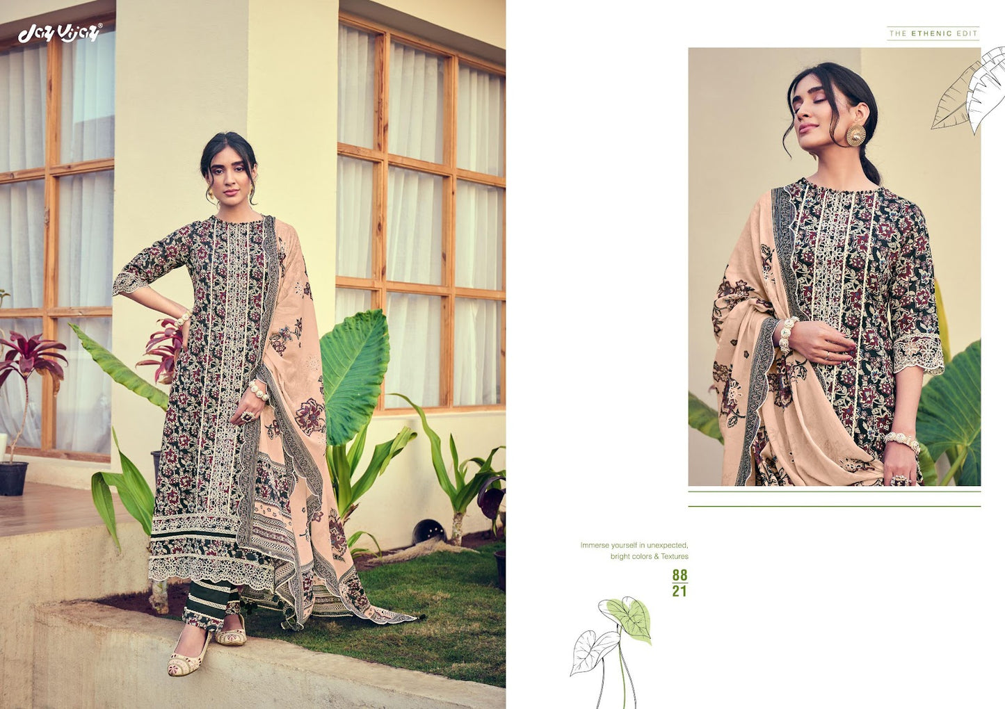 Hits Of Jahaan Jay Vijay Cotton Pant Style Suits Wholesale