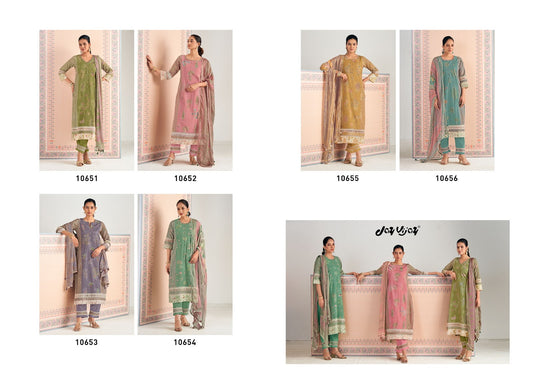 Hits Of Khidki Vol 4 Jay Vijay Cotton Pant Style Suits Wholesaler Ahmedabad