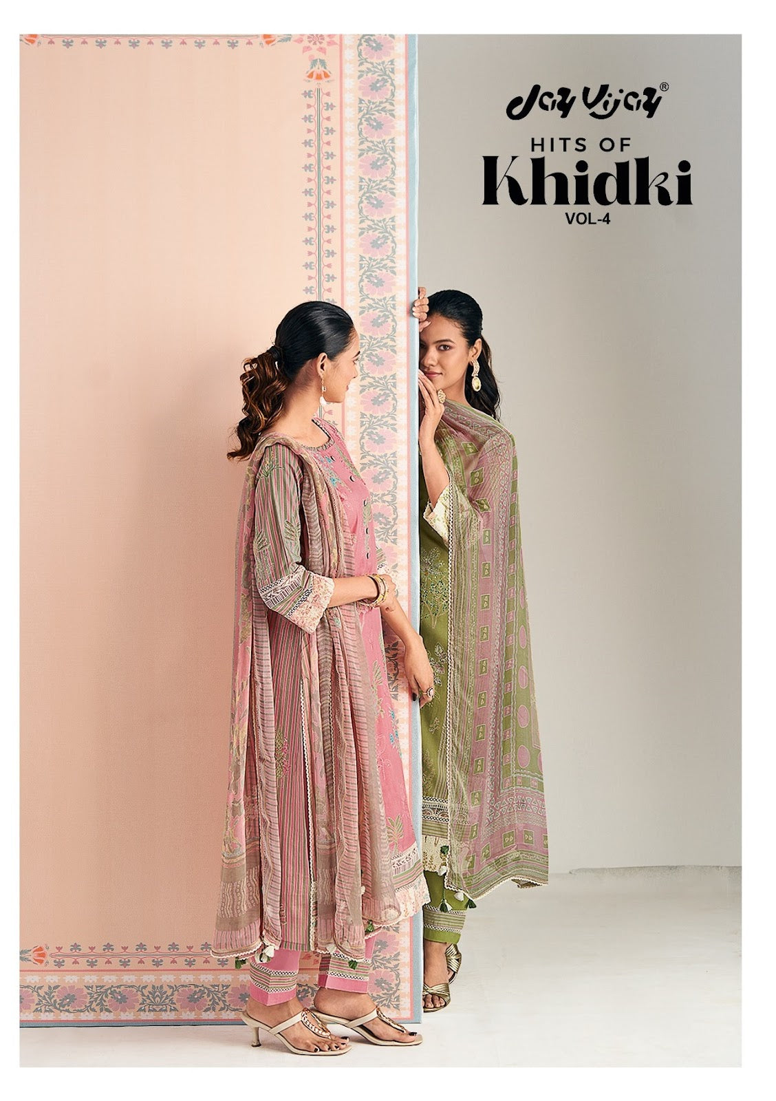 Hits Of Khidki Vol 4 Jay Vijay Cotton Pant Style Suits Wholesaler Ahmedabad
