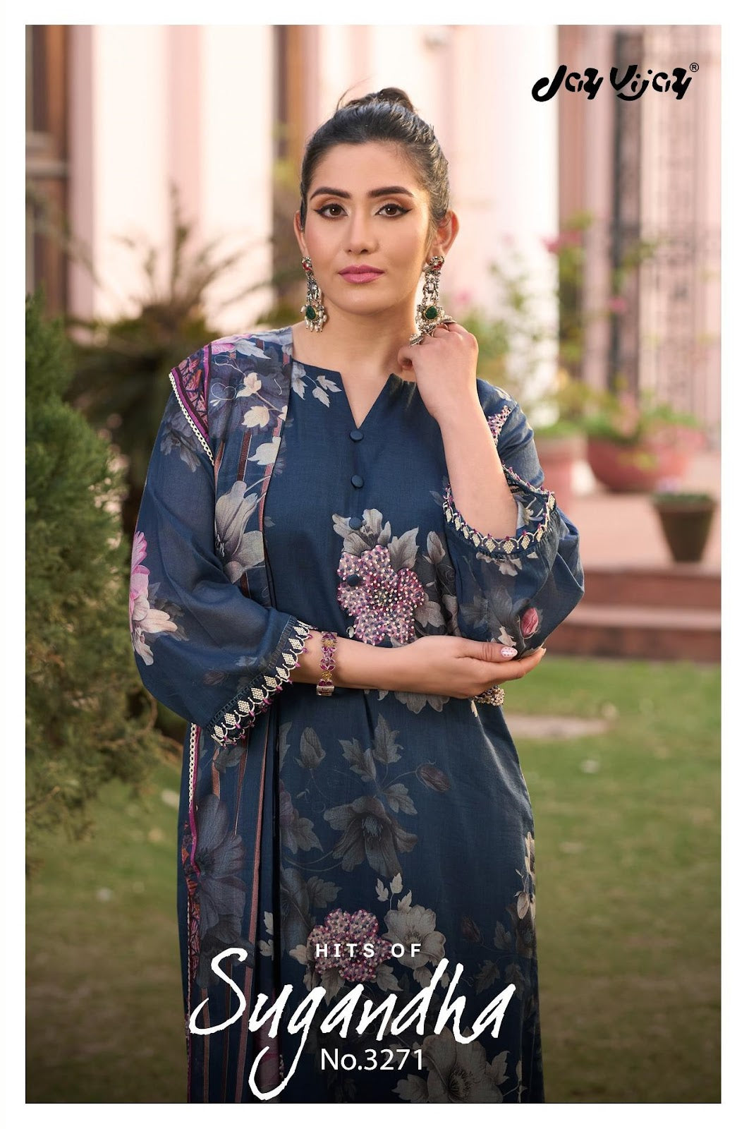 Hits Of Sugandha Jay Vijay Mal Mal Pant Style Suits Wholesaler Ahmedabad