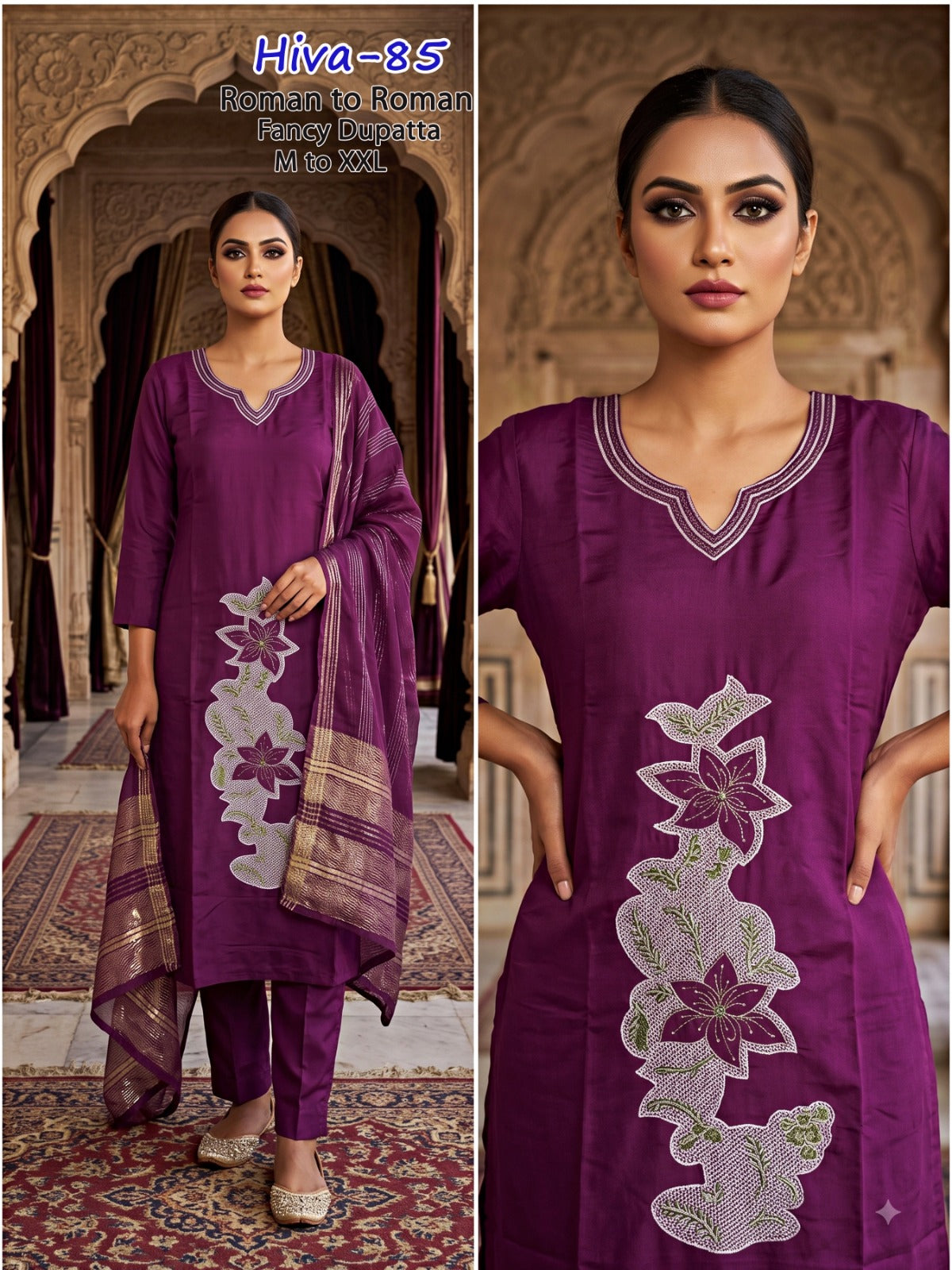 Hiva Infinity Roman Readymade Pant Style Suits Manufacturer Ahmedabad