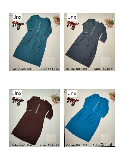 Hiya Jnx Bombay Kurti With Pocket Wholesale