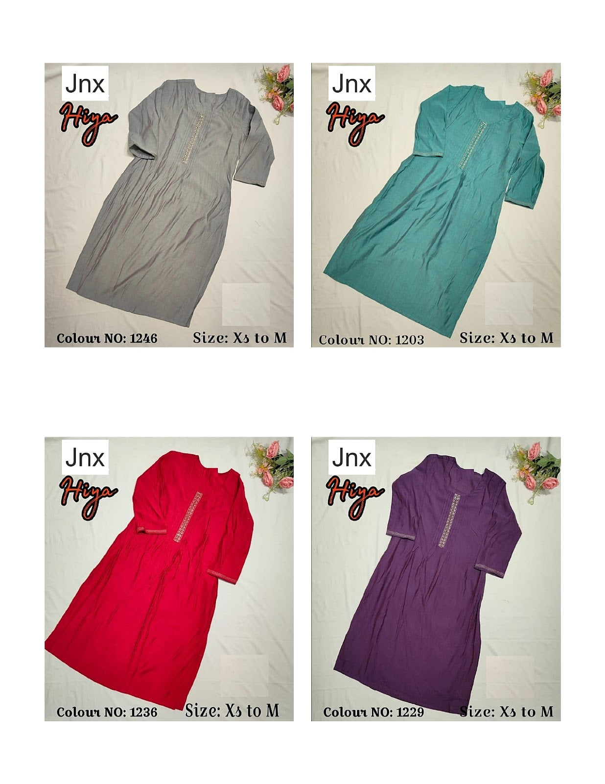 Hiya Jnx Bombay Kurti With Pocket Wholesale