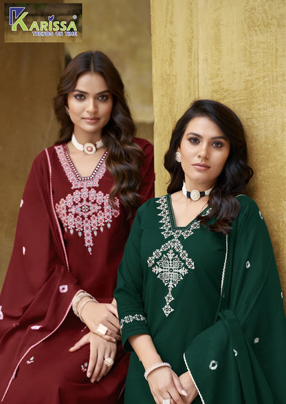 Hiya Karissa Cotton Readymade Pant Style Suits Exporter Gujarat