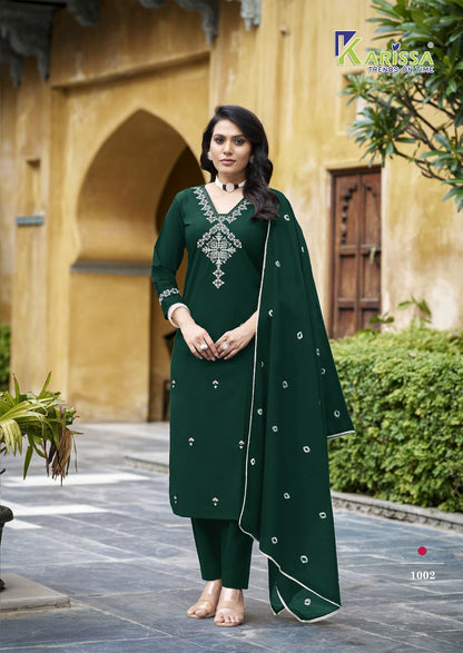 Hiya Karissa Cotton Readymade Pant Style Suits Exporter Gujarat