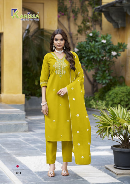 Hiya Karissa Cotton Readymade Pant Style Suits Exporter Gujarat