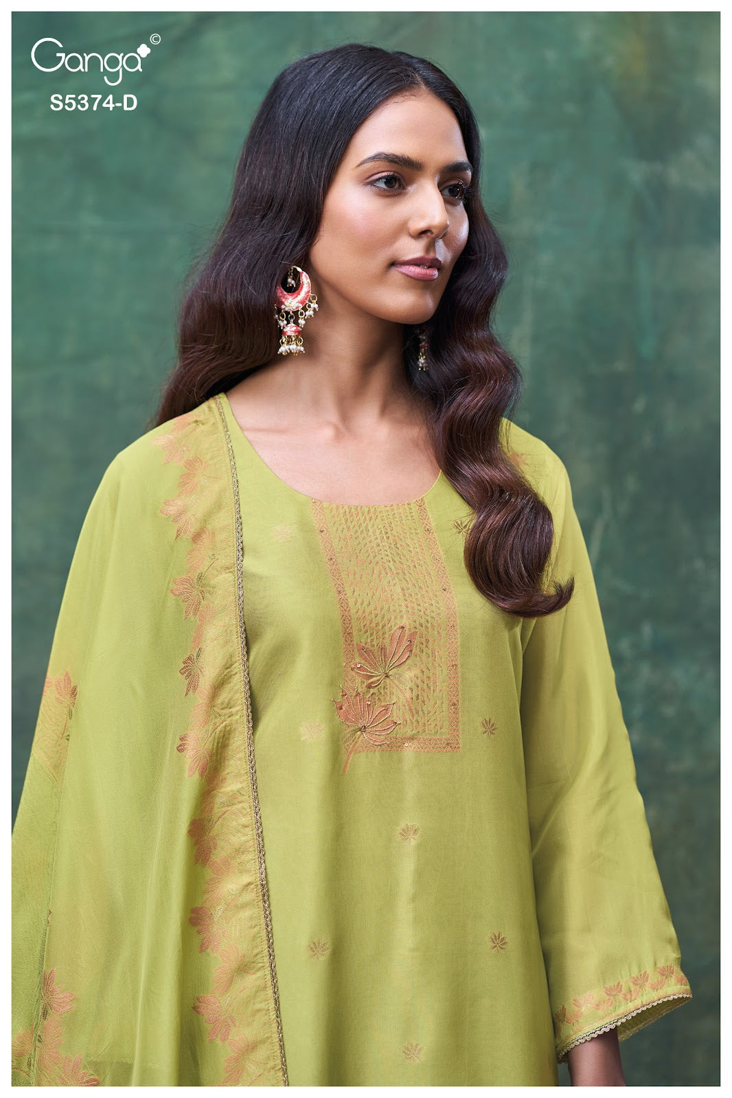 Hiyana S5374 Ganga Woven Silk Pant Style Suits Manufacturer