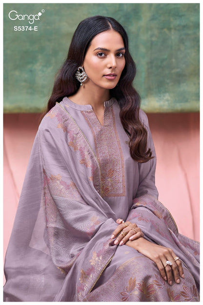 Hiyana S5374 Ganga Woven Silk Pant Style Suits Manufacturer
