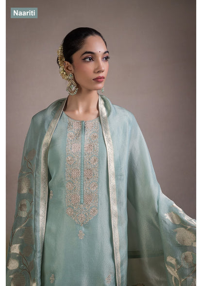 Hizaq 2818 Naariti Silk Jacquard Pant Style Suits Supplier