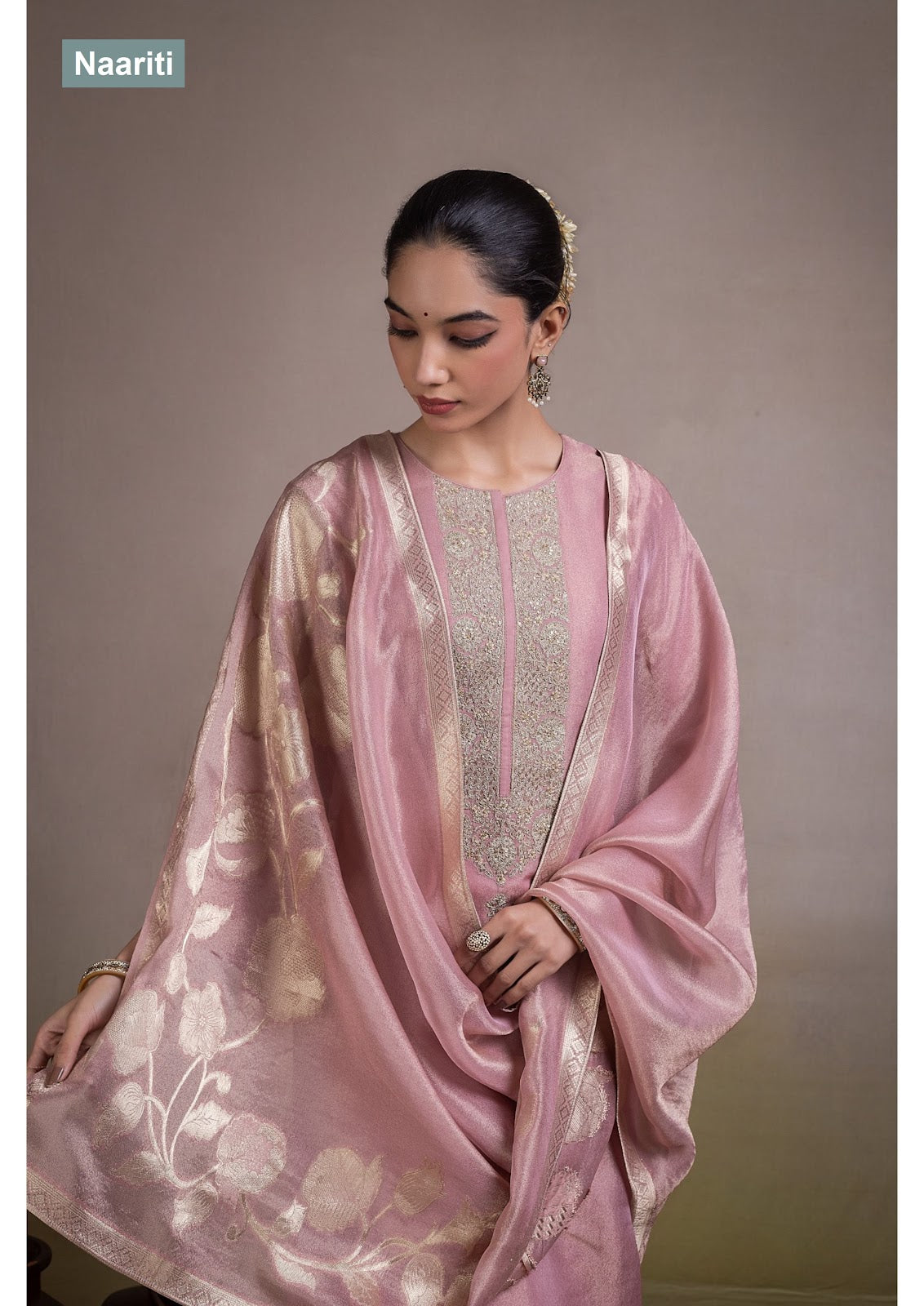 Hizaq 2818 Naariti Silk Jacquard Pant Style Suits Supplier