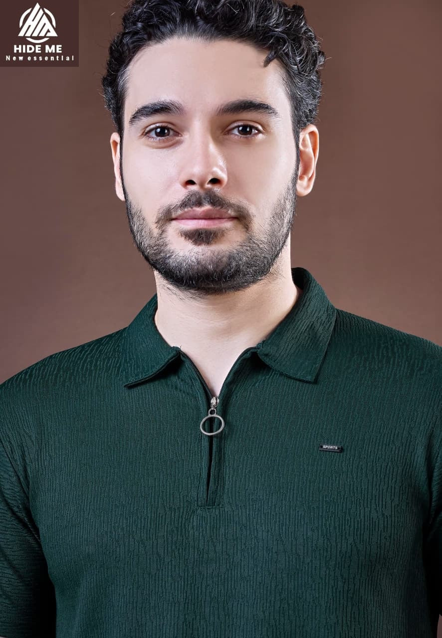 Hm 146 Hide Me Jacquard Knit Mens Tshirts Wholesaler Gujarat