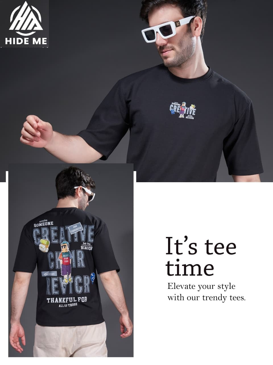 Hm 167 Hide Me Lycra Knit Mens Tshirts Exporter