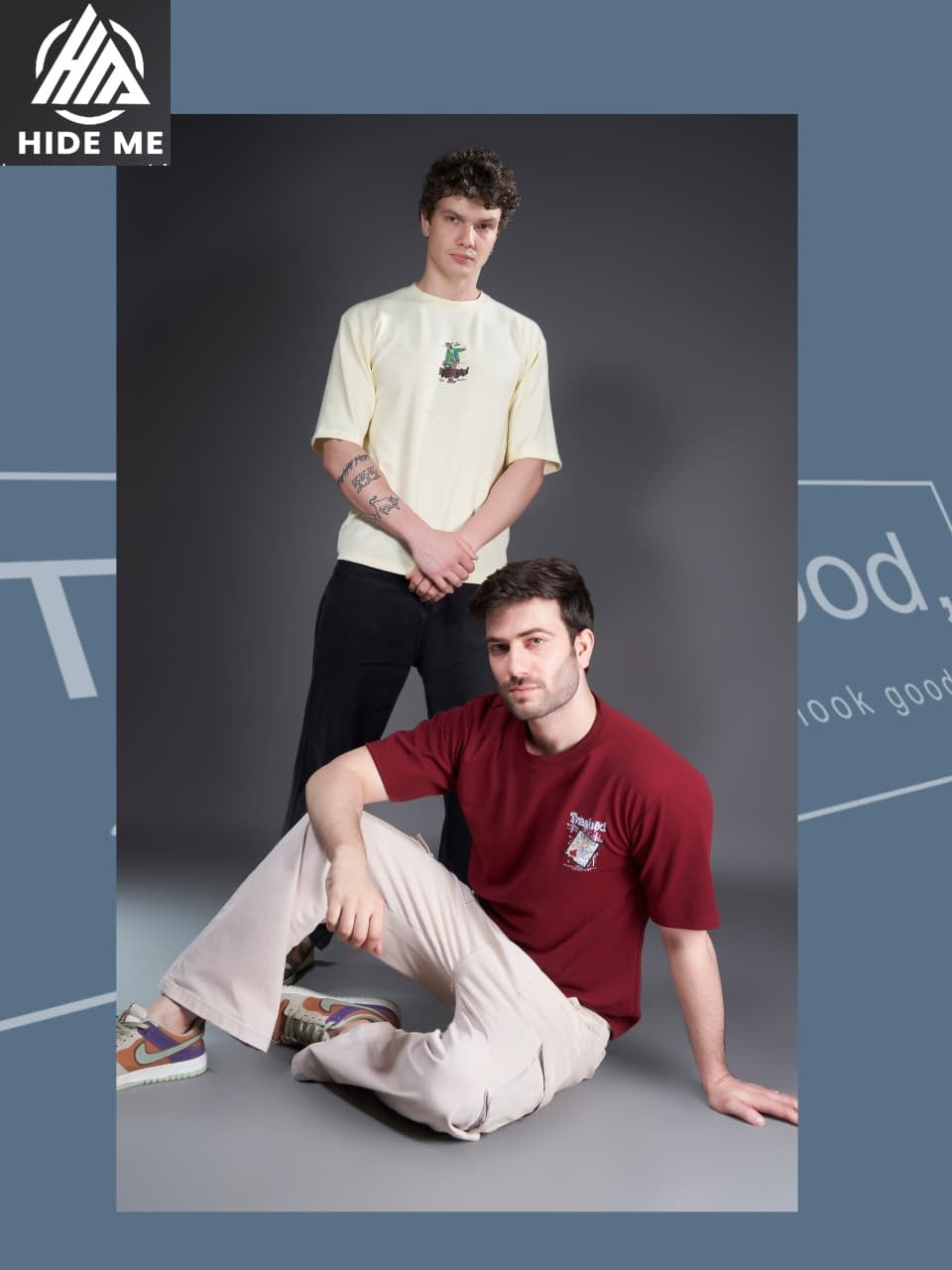 Hm 167 Hide Me Lycra Knit Mens Tshirts Exporter