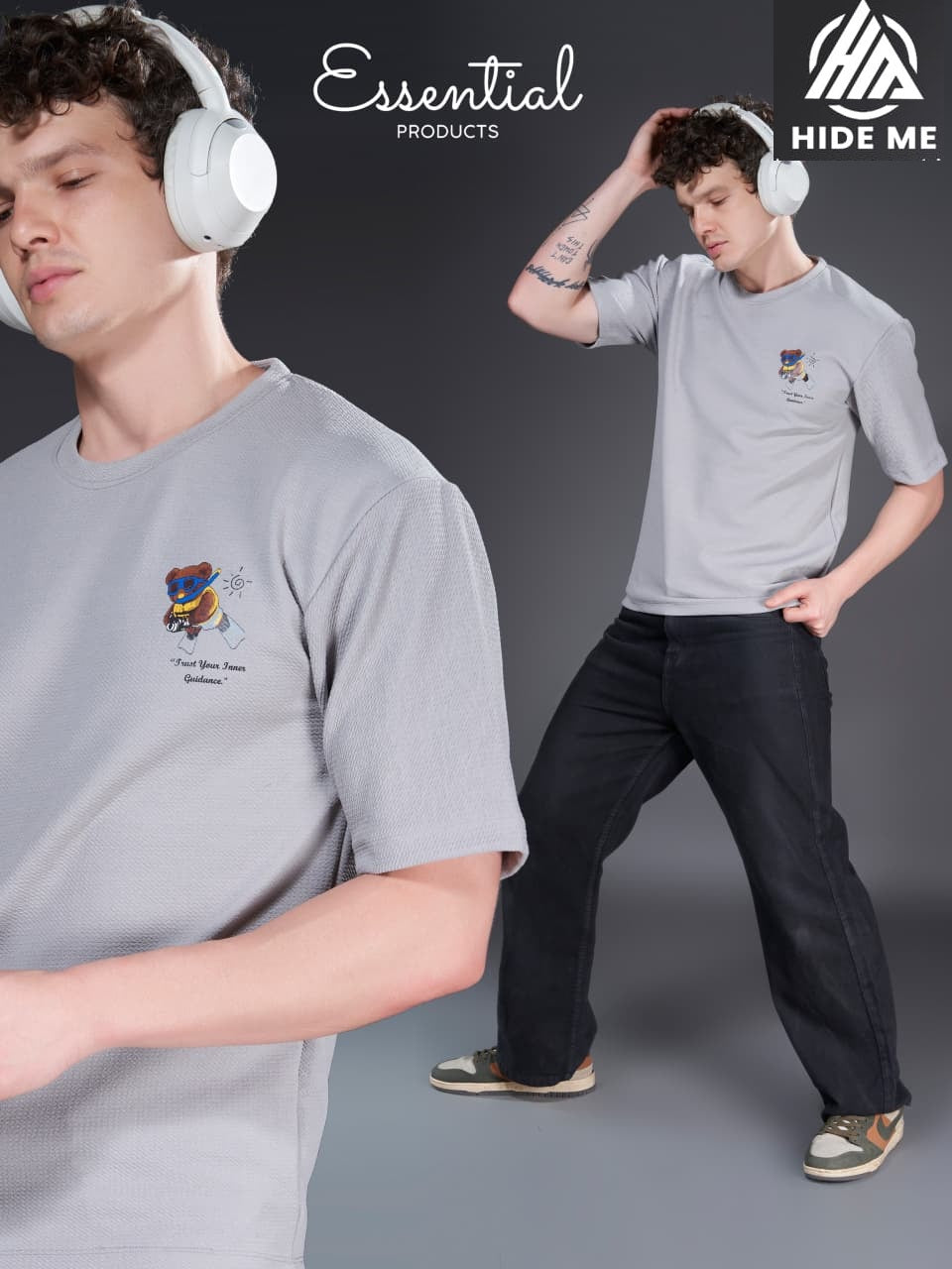 Hm 167 Hide Me Lycra Knit Mens Tshirts Exporter
