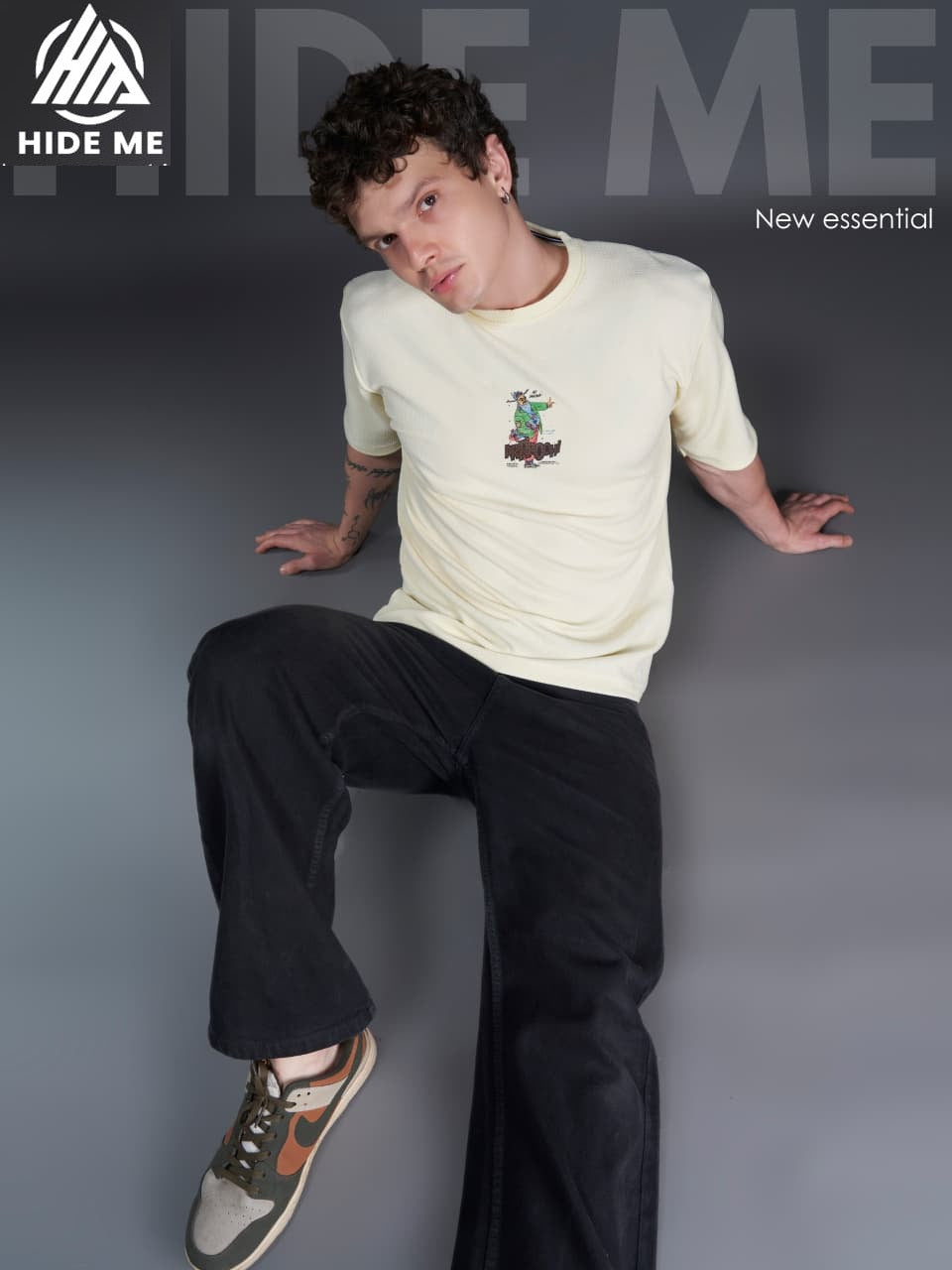 Hm 167 Hide Me Lycra Knit Mens Tshirts Exporter