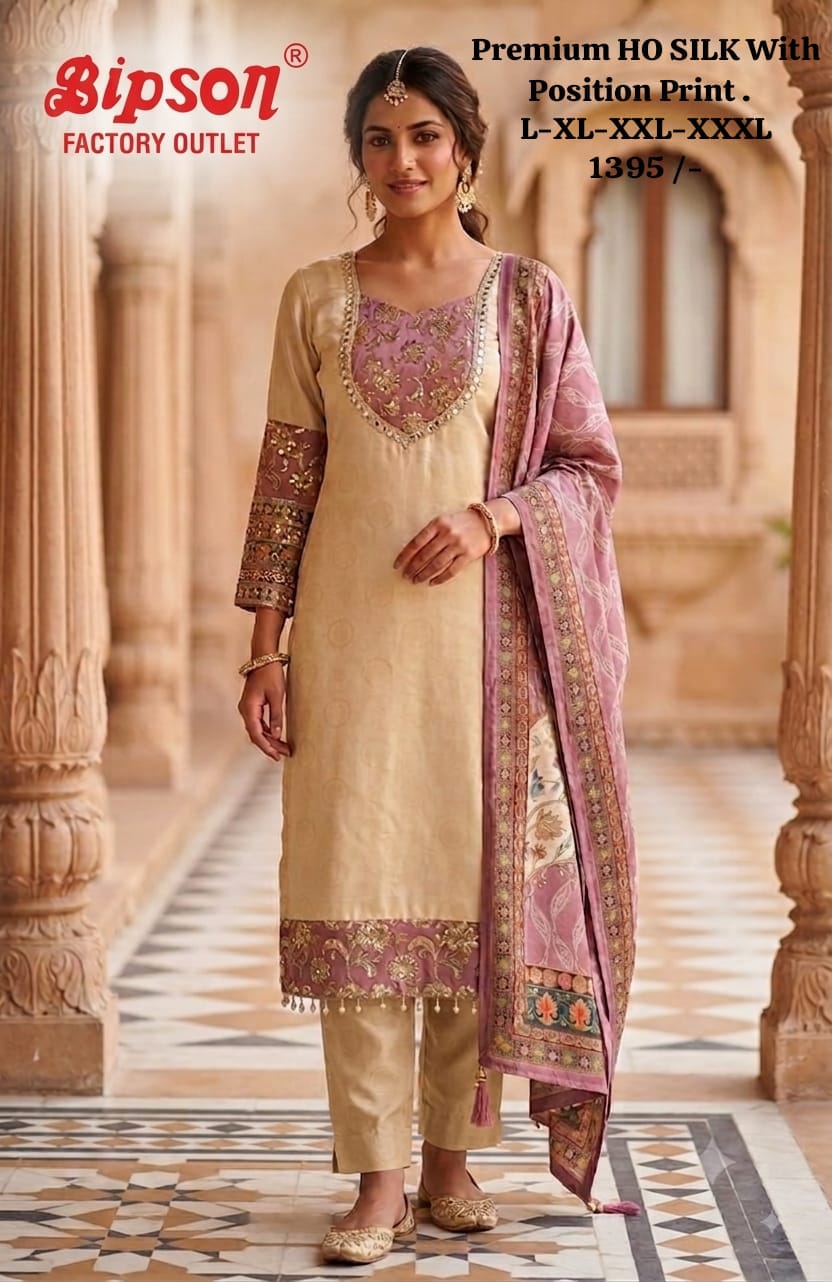 Ho Silk 1408 Bipson Prints Readymade Pant Style Suits Wholesale Rate