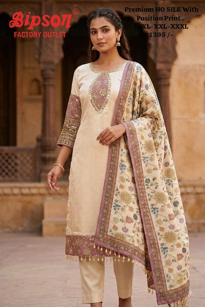 Ho Silk 1408 Bipson Prints Readymade Pant Style Suits Wholesale Rate