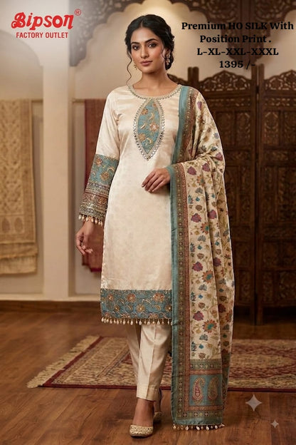 Ho Silk 1408 Bipson Prints Readymade Pant Style Suits Wholesale Rate