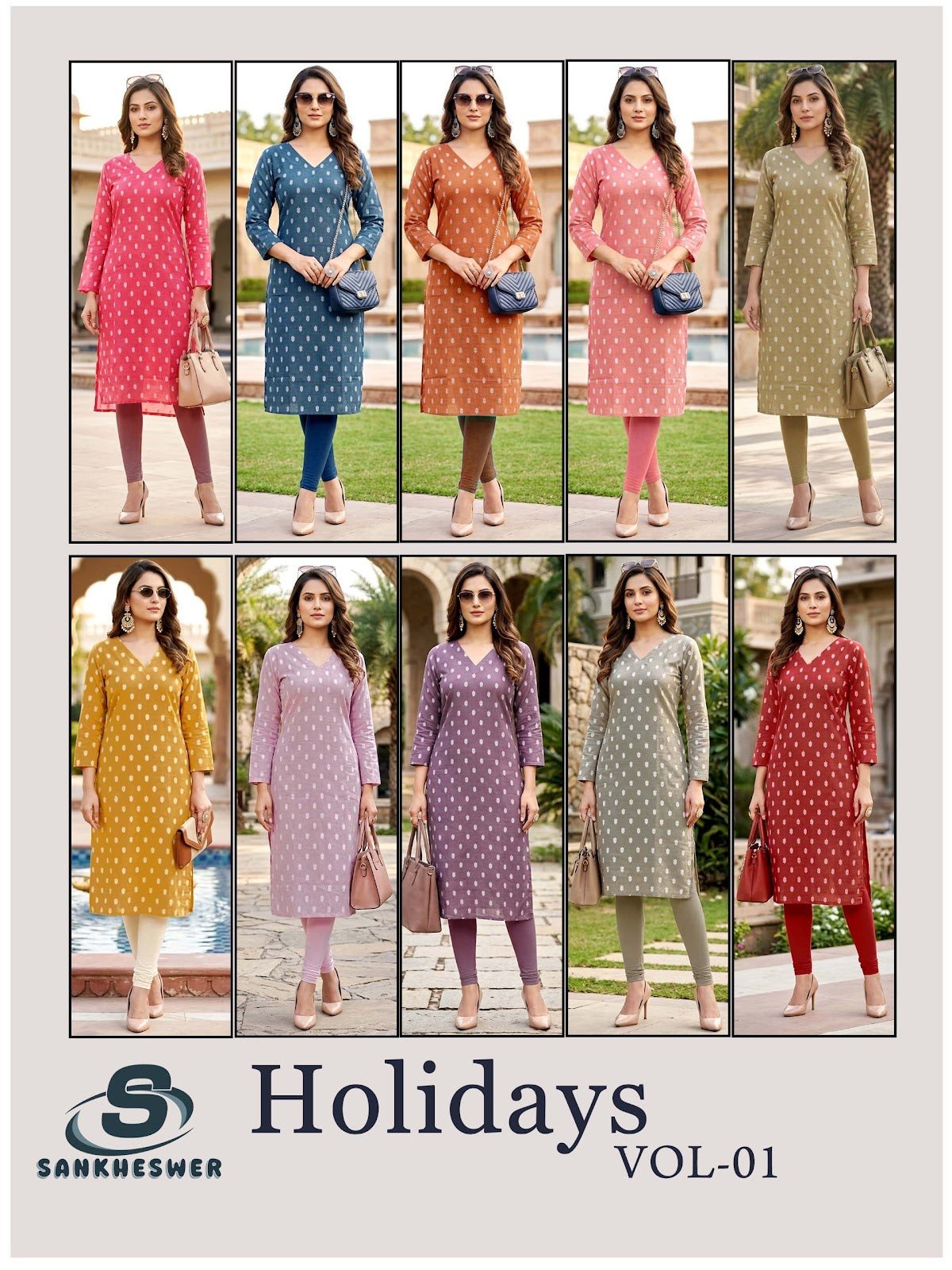Holidays Vol 1 Sankheswer Knee Length Kurtis Manufacturer