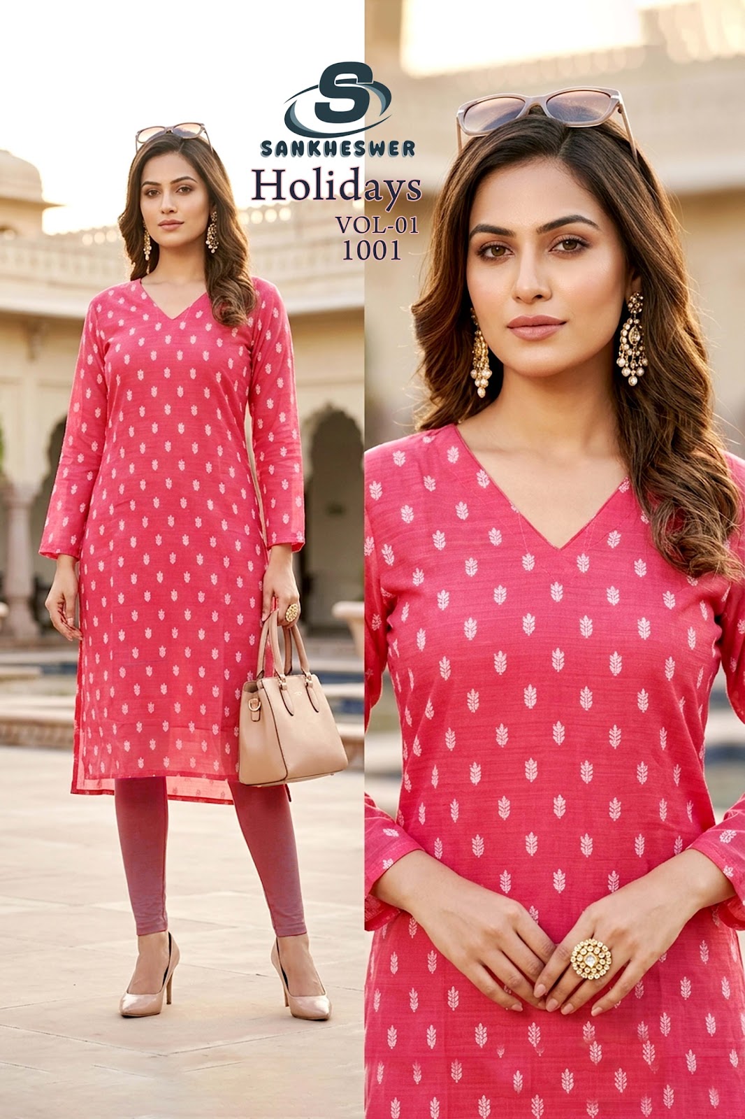 Holidays Vol 1 Sankheswer Knee Length Kurtis Manufacturer
