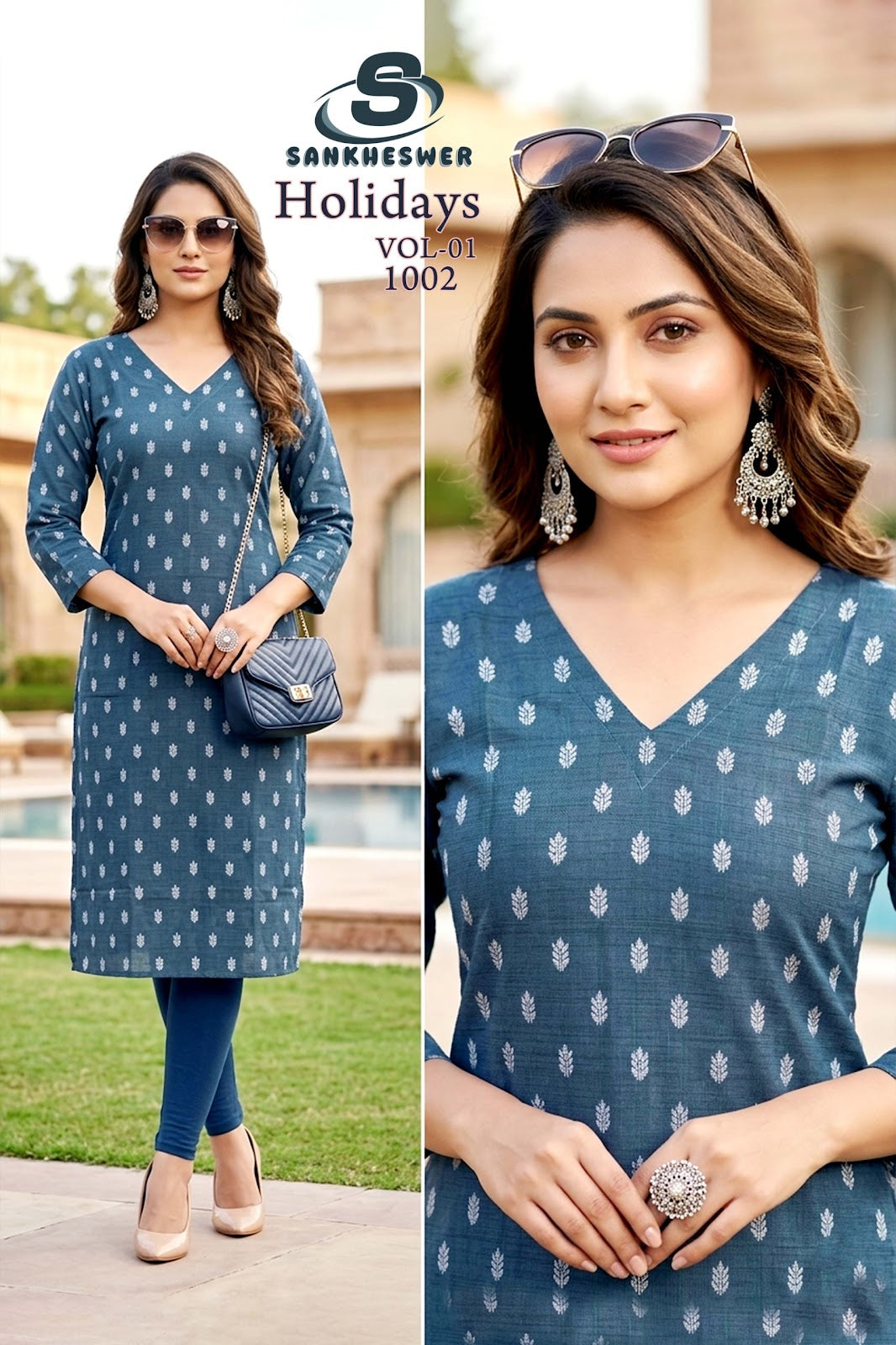 Holidays Vol 1 Sankheswer Knee Length Kurtis Manufacturer