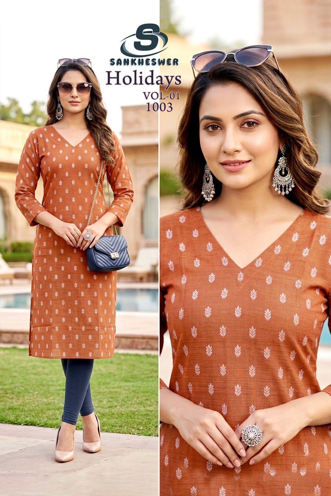 Holidays Vol 1 Sankheswer Knee Length Kurtis Manufacturer