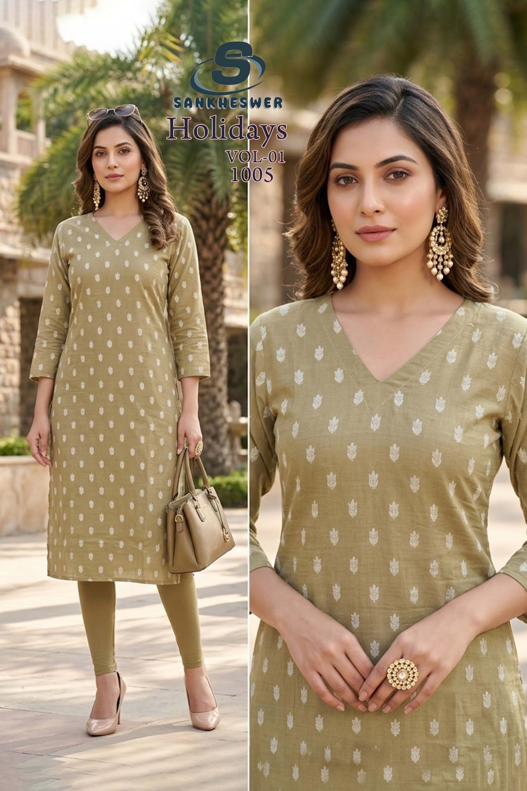 Holidays Vol 1 Sankheswer Knee Length Kurtis Manufacturer