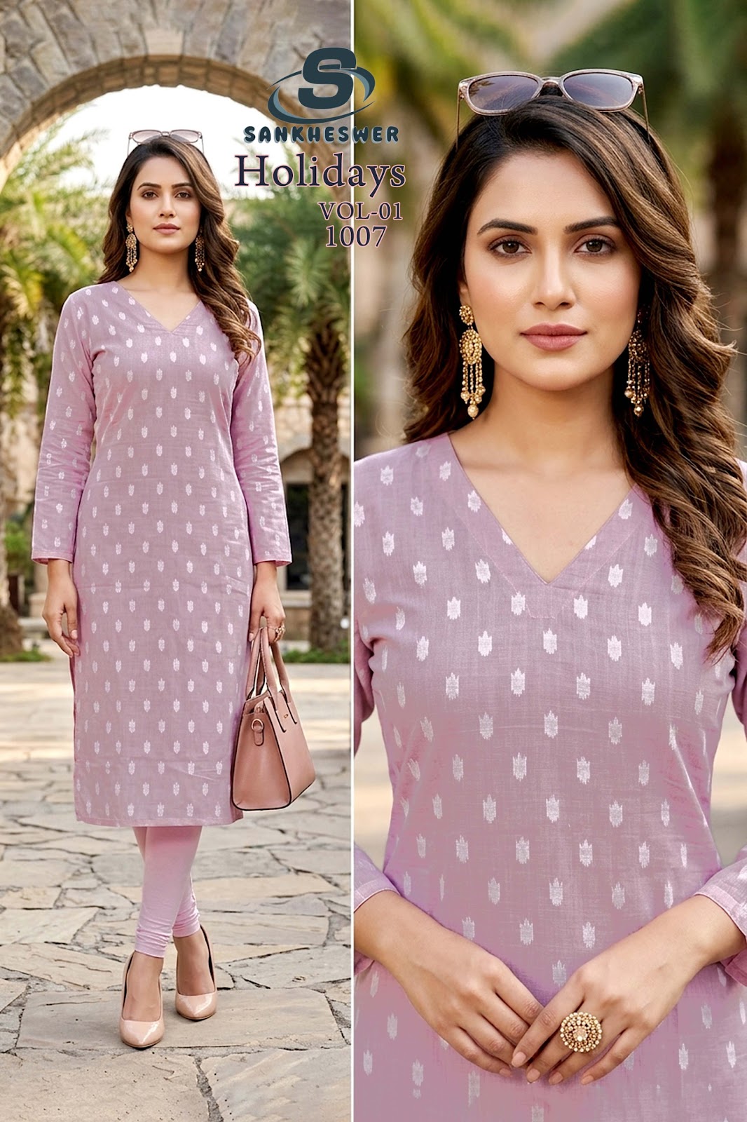 Holidays Vol 1 Sankheswer Knee Length Kurtis Manufacturer