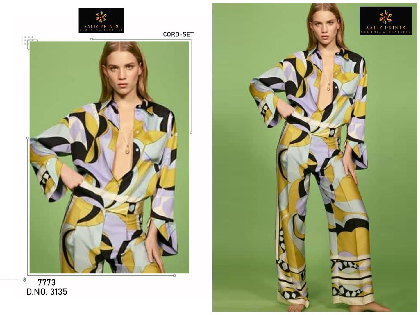 Hollywood Vol 1 Karachi Aaliz Prints Lawn Co Ord Set Wholesale Price