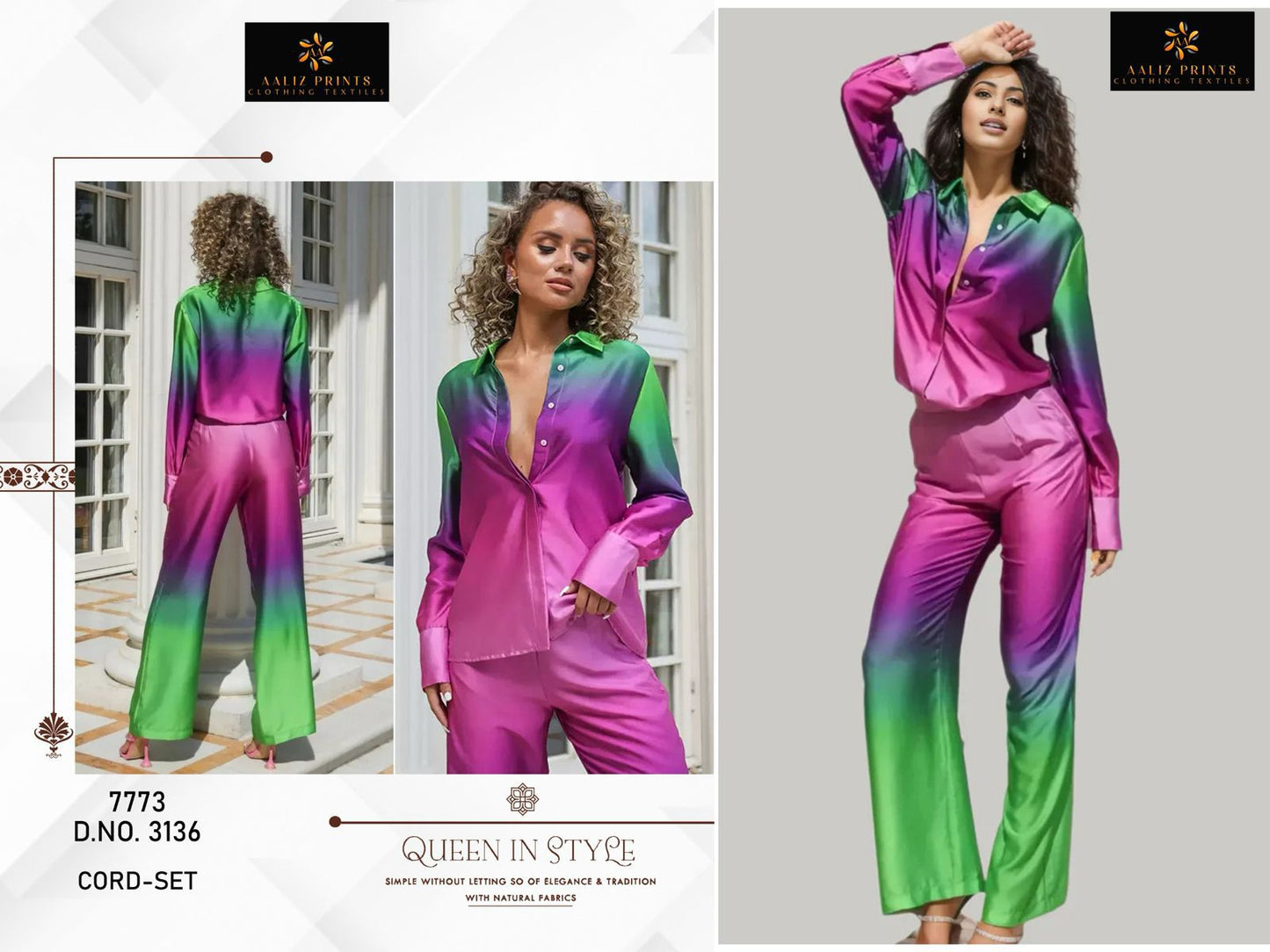 Hollywood Vol 1 Karachi Aaliz Prints Lawn Co Ord Set Wholesale Price