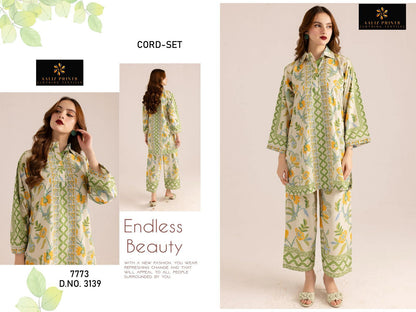 Hollywood Vol 1 Karachi Aaliz Prints Lawn Co Ord Set Wholesale Price