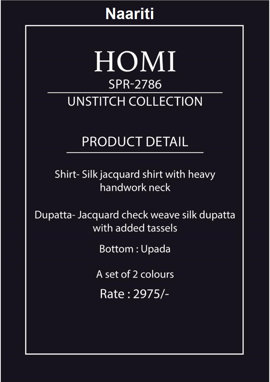 Homi 2786 Naariti Silk Jacquard Pant Style Suits Manufacturer Ahmedabad