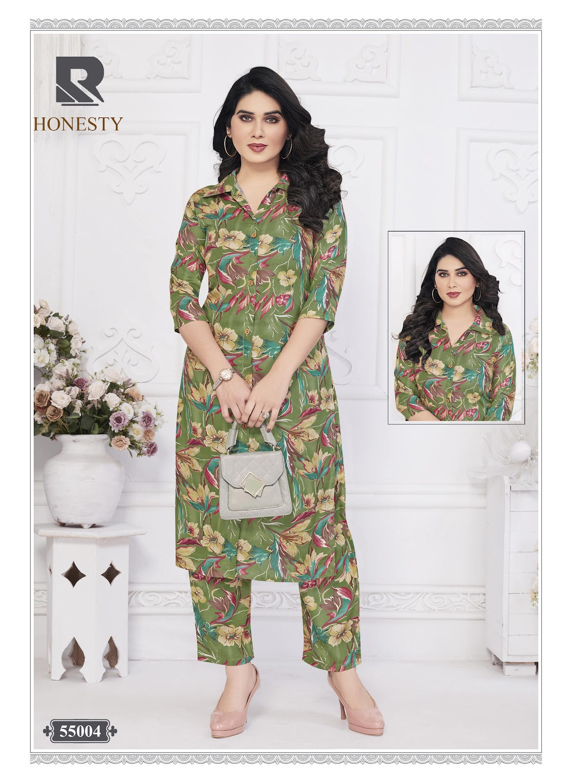 Honesty Raashi Rayon Co Ord Set Manufacturer Ahmedabad