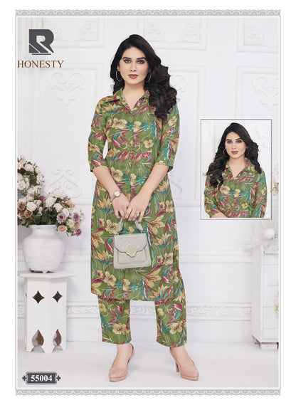Honesty Raashi Rayon Co Ord Set Manufacturer Ahmedabad