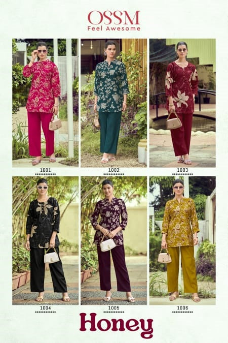Honey Ossm Vetican Co Ord Set Exporter Ahmedabad