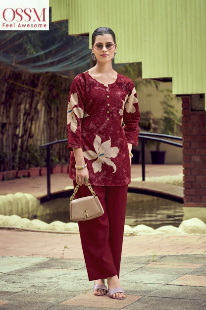 Honey Ossm Vetican Co Ord Set Exporter Ahmedabad