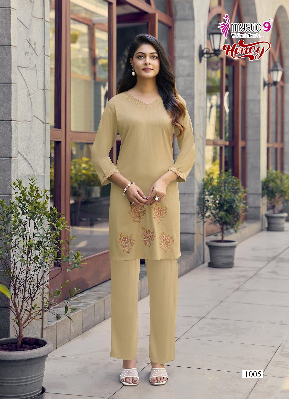Honey Vol 1 Mystic 9 Viscose Slub Co Ord Set Wholesale Price