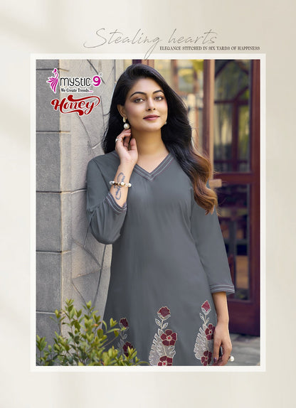 Honey Vol 1 Mystic 9 Viscose Slub Co Ord Set Wholesale Price