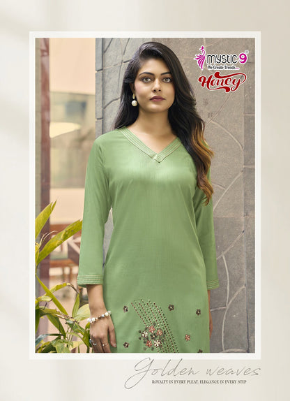 Honey Vol 1 Mystic 9 Viscose Slub Co Ord Set Wholesale Price