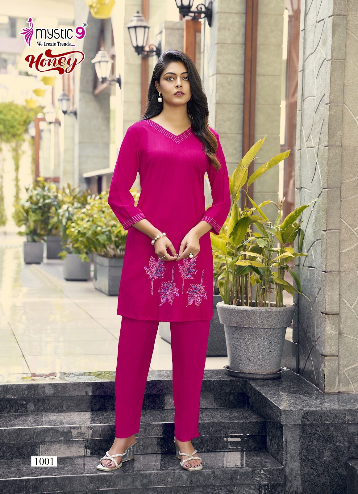 Honey Vol 1 Mystic 9 Viscose Slub Co Ord Set Wholesale Price