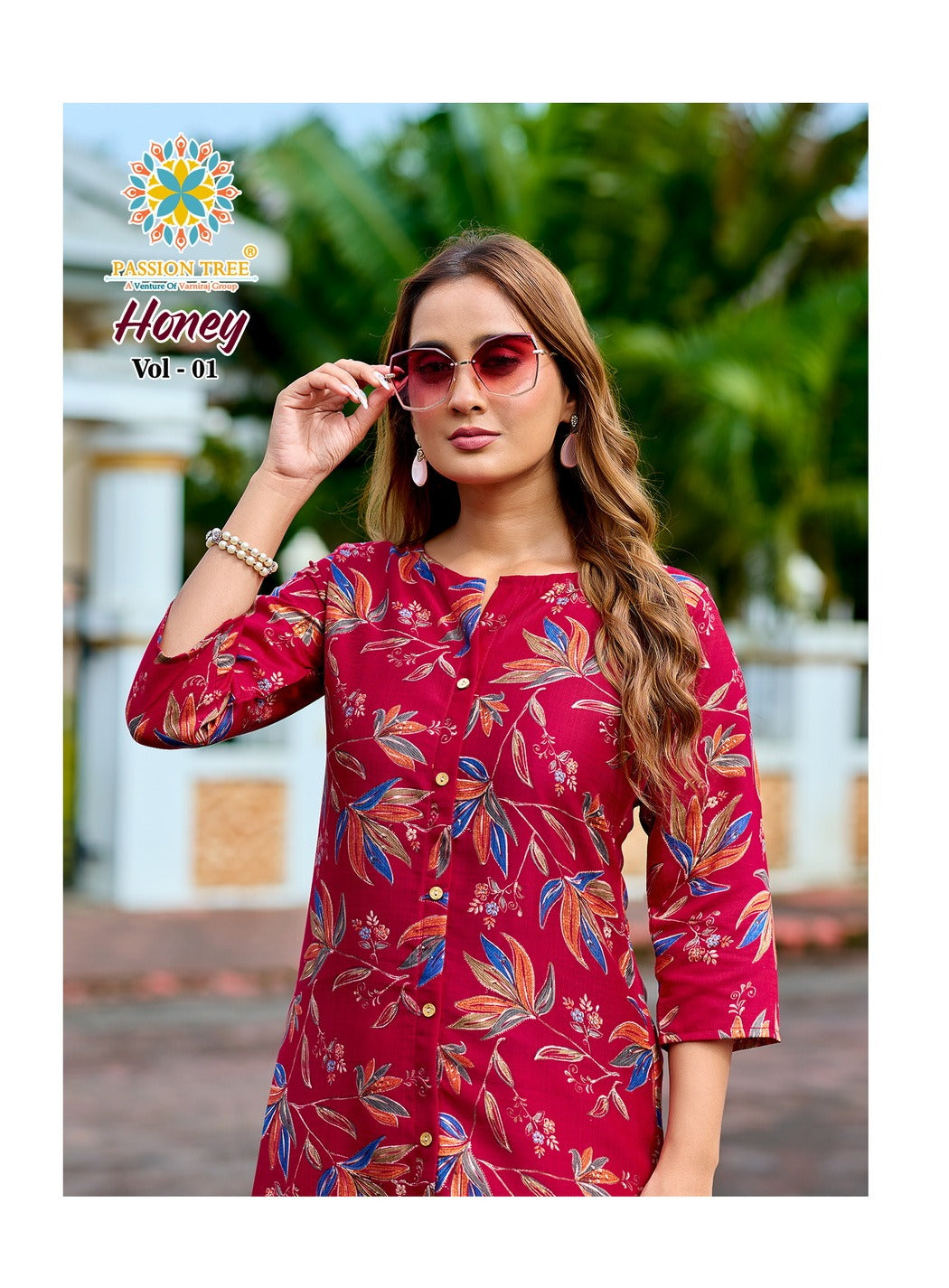 Honey Vol 1 Passion Tree Vetican Kurti Pant Set Wholesale Price