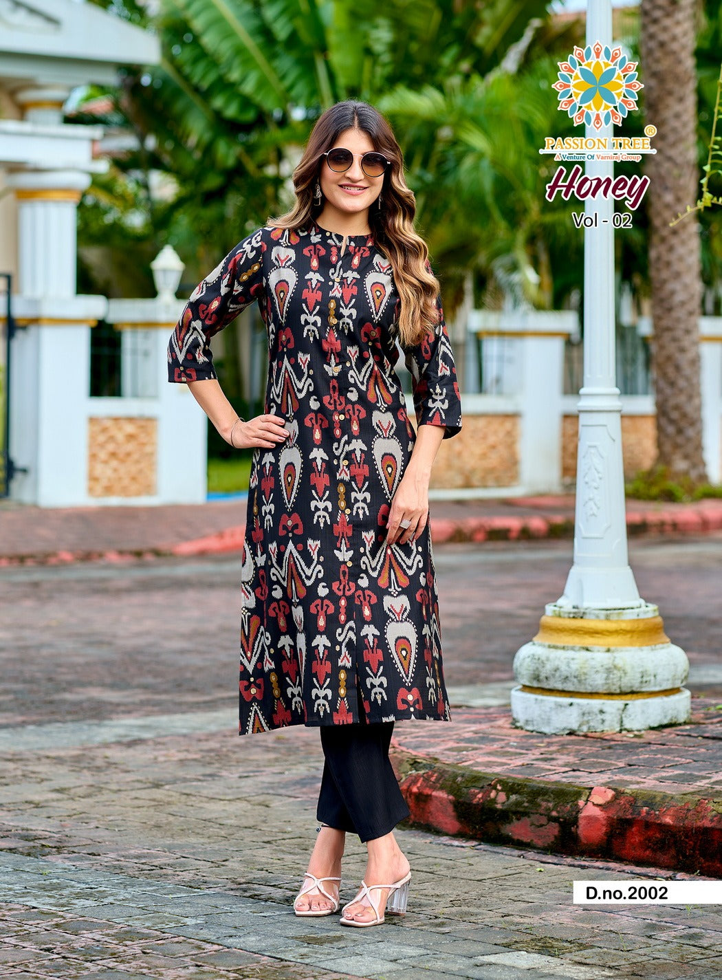 Honey Vol 2 Passion Tree Vetican Kurti Pant Set Wholesale