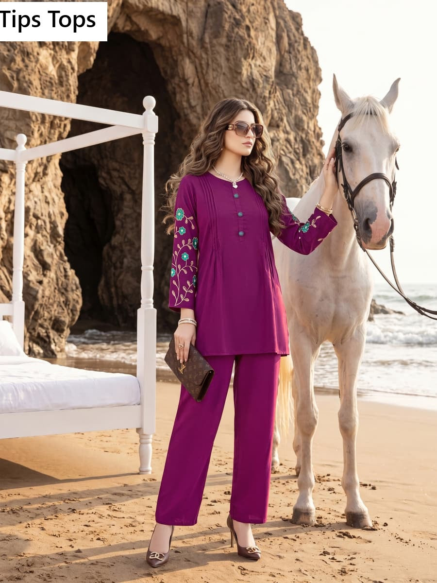 Honey Vol 2 Tips Tops Rayon 18Kg Co Ord Set Supplier Gujarat