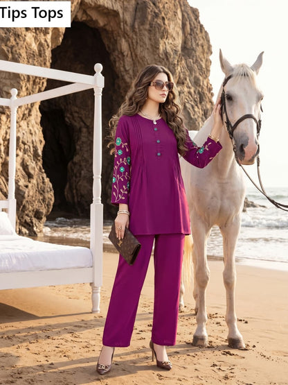Honey Vol 2 Tips Tops Rayon 18Kg Co Ord Set Supplier Gujarat