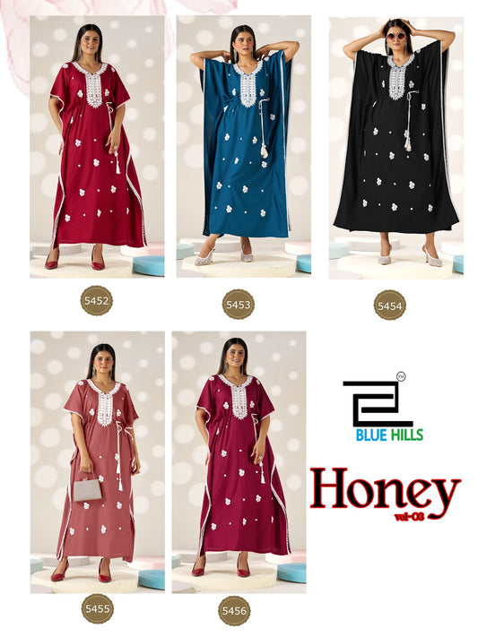 Honey Vol 3 Blue Hills Rayon 14Kg Kaftans Exporter