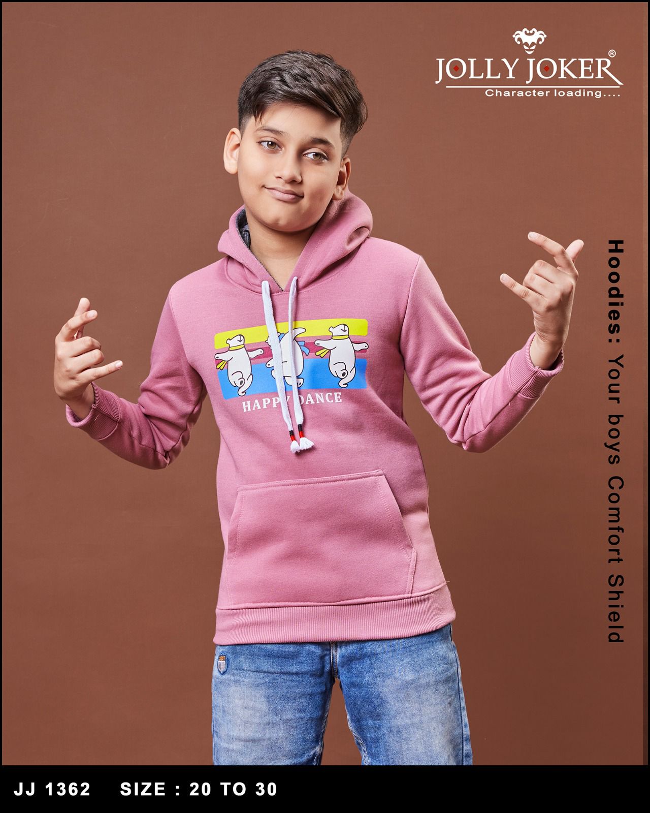 Hoodies Jj 1362 Jolly Joker Boys Tshirt Manufacturer Ahmedabad
