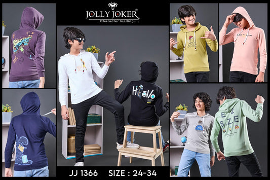 Hoodies Jj 1366 Jolly Joker Cotton Looper Boys Tshirt Manufacturer Ahmedabad