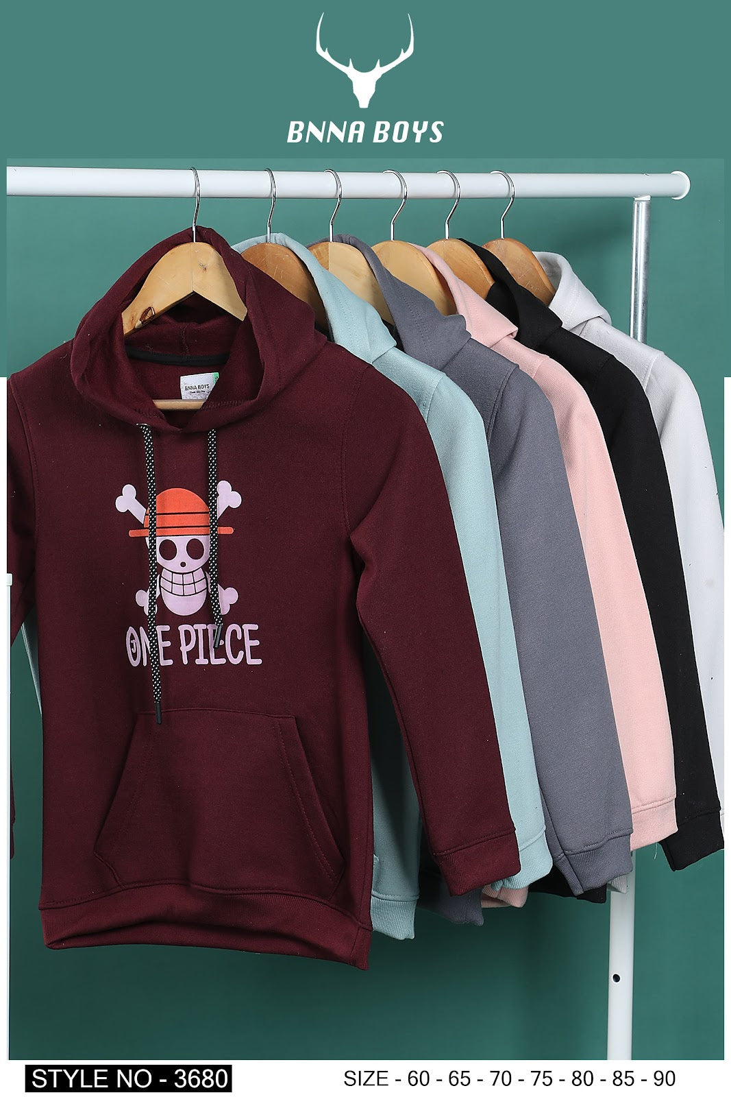 Hoodies Style No 3680 Bnna Loop Knit Boys Tshirt Wholesale Price